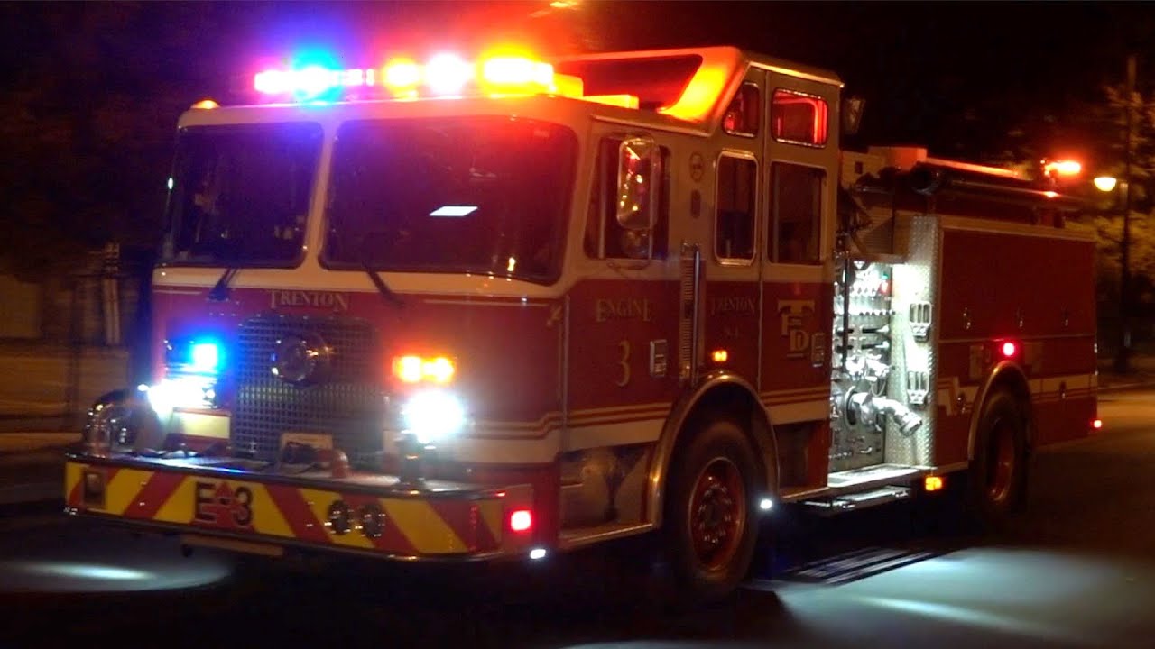 Trenton Fire Department Engine 3 Responding YouTube