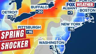 Major Temperature Swing Heading To The Northeast