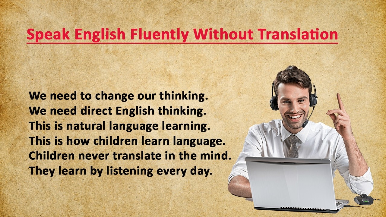 How to Speak English Fluently Without Translation | Easy Daily Speaking Practice