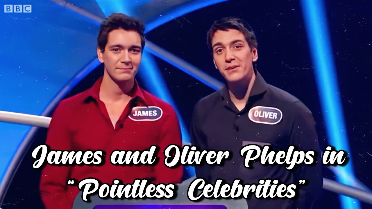 James and Oliver Phelps in “Pointless Celebrities” YouTube