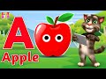 Phonics Song 2 with TWO Words in 3D - A For Apple🍎🍏- ABC Alphabet Songs with Sounds for Children's