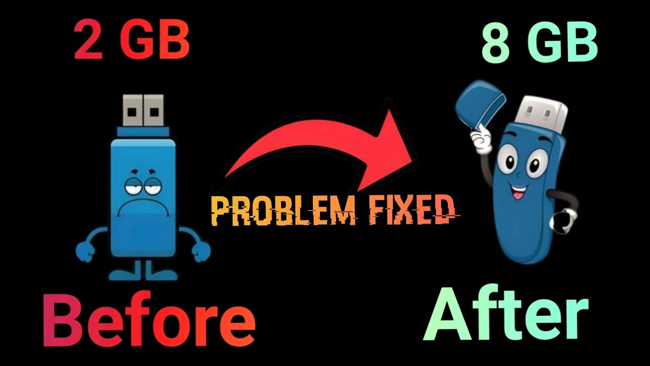 Fix Pen Drive Showing Less Space Than Actual Showing Less Data Mr