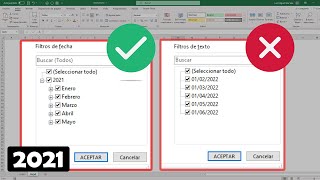 Solution Date problem in Excel (I can't filter dates) Guide