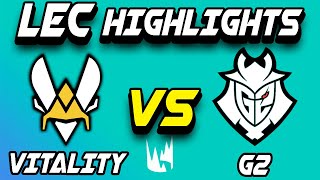 Vitality vs G2 Esports highlights LEC Summer 2022 Jornada 5 - LEAGUE OF LEGENDS | Español