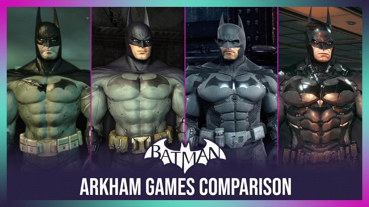 Batman Arkham Knight vs Arkham City vs Arkham Asylum vs Arkham Origins | Ultimate Comparison