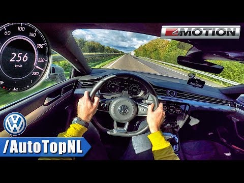 VW Arteon 2.0 TSI 280HP AUTOBAHN POV • ACCELERATION & TOP SPEED • By AutoTopNL