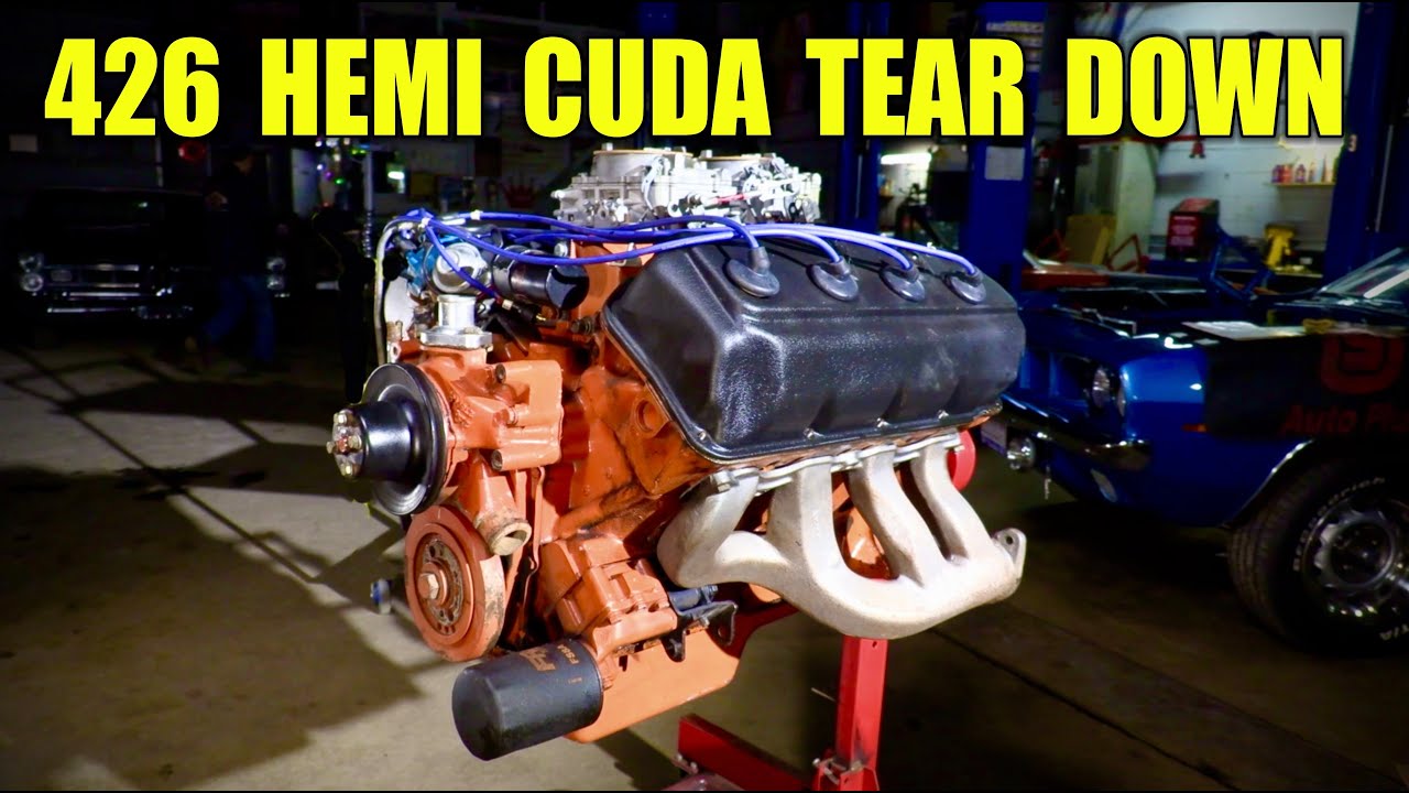 1971 Hemi Cuda 426 Tear Down - This Car Deserves Better