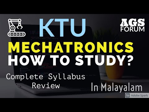 Mechatronics KTU S7 Syllabus Review - KTU B.Tech Mechanical - Malayalam - AGS Forum - Anantharam