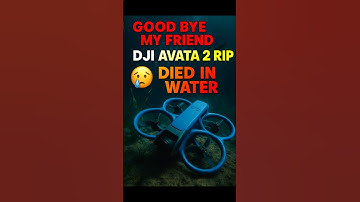DJI Avata 2 drone crash to the water 😭 #djiavata2 #drone #fpv #crash #fail
