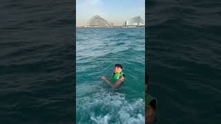 Crazy ride jet ski. front of Burj al arab hotel. #viral #jetski #viralvideo