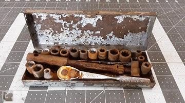 Mystery $1 Yard Sale Socket Set Restoration
