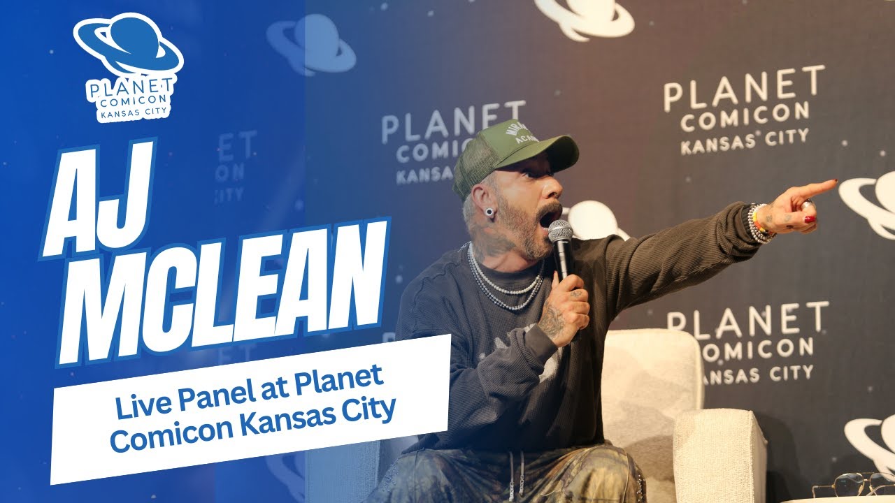 AJ McLean Live at Planet Comicon Kansas City 2025 – Backstreet Boys Star Exclusive Panel