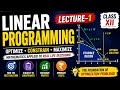 LINEAR PROGRAMMING | LECTURE-1 | CLASS XII