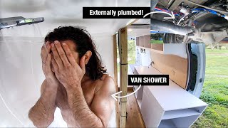 I FINALLY Have Running Water | Plumbing | VAN LIFE BUILD