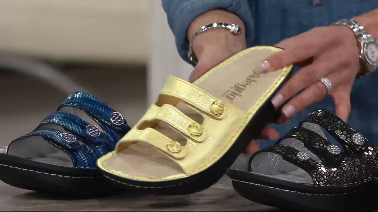 qvc alegria sandals on sale