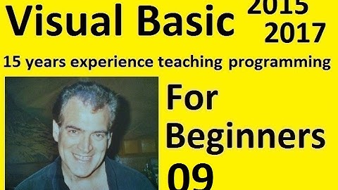 Microsoft Visual Basic For Beginners, Sub, Function, Scope, #9