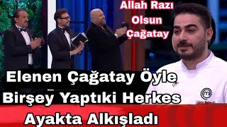 Masterchefte Elenen Çağatay Öyle Birşey Yaptıki Herkes Ayakta Alkışladı Allah Razı Olsun Çağatay
