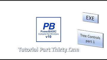 PowerBasic Windows Compiler tutorial Part 31 - Tree controls on a dialog - part 1
