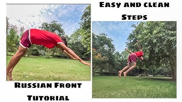 Easy Russian front flip tutorial😍video