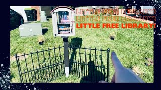 PLANTING around Little FREE Library COVERING UTILITY+MORE!