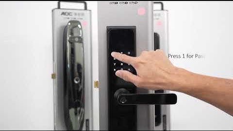 Setting L8 Smart lock to Passage mode