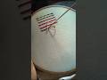 stem stitch tutorial for beginners. #shorts