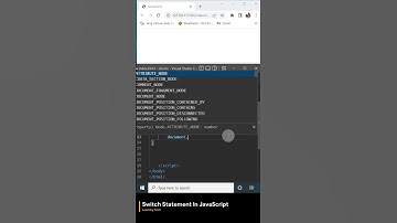 switch statement in javascript