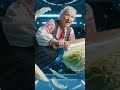 ASMR Borscht in Space?👵✨ Grandma Chops Cabbage Among the Stars! 🛸🔪#shorts