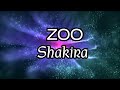 Zoo Shakira Instrumental With Lyrics
