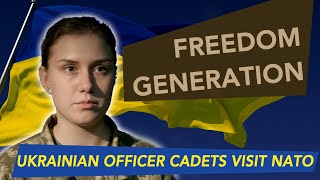 Ukrainian Officer Cadets Visit NATO