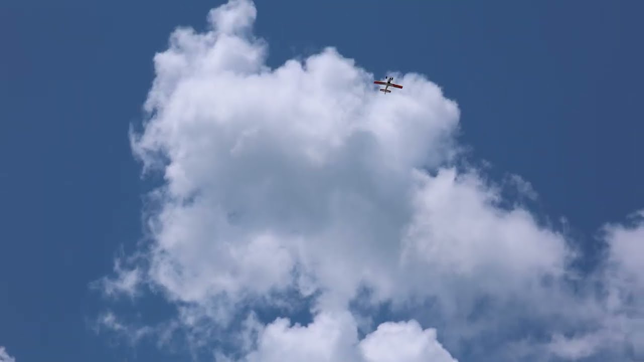 VOLANTEXRC 500MM TrainStar STUNT Brushless RC Plane RTF for Beginners-Video Preview
