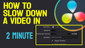 How To Slow Down A Video In Davinci Resolve 18