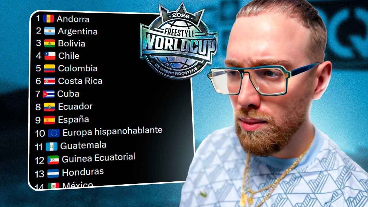 ¡ESTOS SERÁN LOS 24 PAÍSES QUE COMPETIRÁN EN EL MUNDIAL DE FREESTYLE!