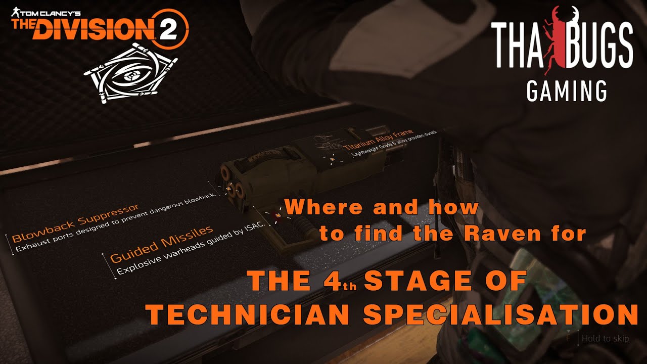 The Division 2 - Destroy the ammobelt before you kill The Raven - Technician Specialization