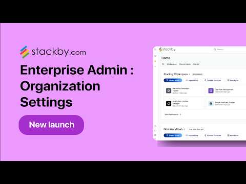 Enterprise Admin: Organization Settings