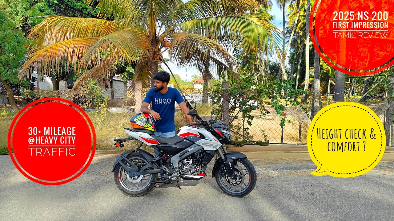 BAJAJ NS160 2025 Tamil Review😍 Real Time Mileage Test | 