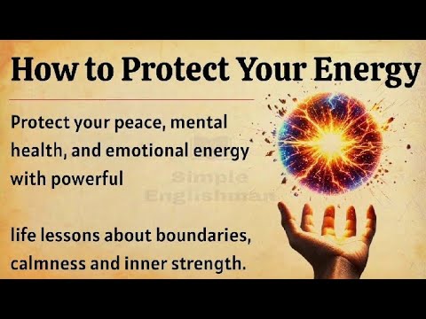 How to Protect Your Energy | Powerful Life Lessons for Peace, Self-Respect & Mental Strength
