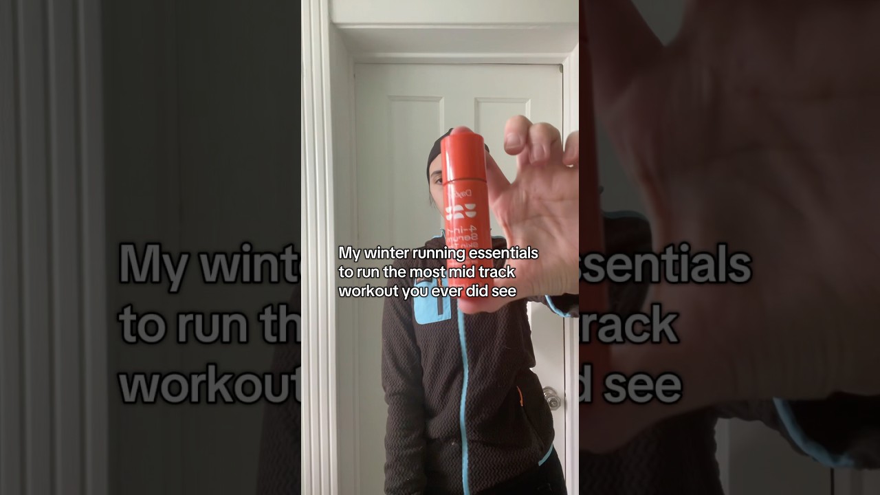 SPF 50 for winter runs 🏃🏻‍♀️ 