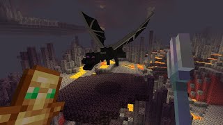 what will happen if we spawn a ender dragon in the nether | Minecraft