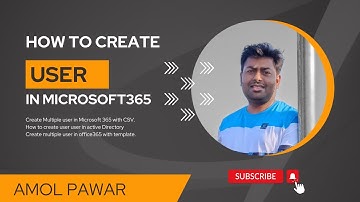 Create Multiple user in Microsoft 365 with CSV | Office365 | How IT Works !!!