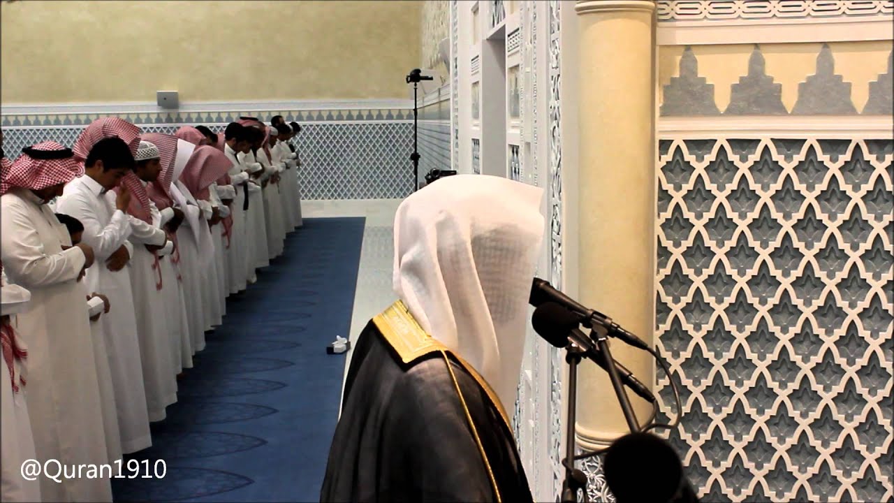 عشائية روحانية للشيخ ناصر القطامي [ فإذا قرأت القرءان فاستعذ بالله ] 1437/2/8هـ  HD