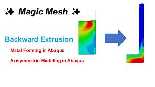 Can Abaqus Handle Extreme Deformation | Backward Extrusion & Advanced Meshing