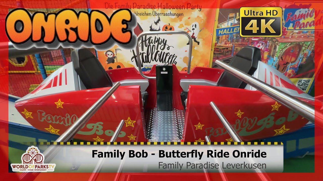Family Bob Butterfly (Onride POV) Family Paradise Leverkusen 2023 – Indoor Freizeitpark – Achterbahn
