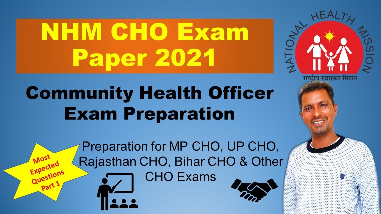Community Health Officer Exam CHO 2021 Exam Preparation One Liners