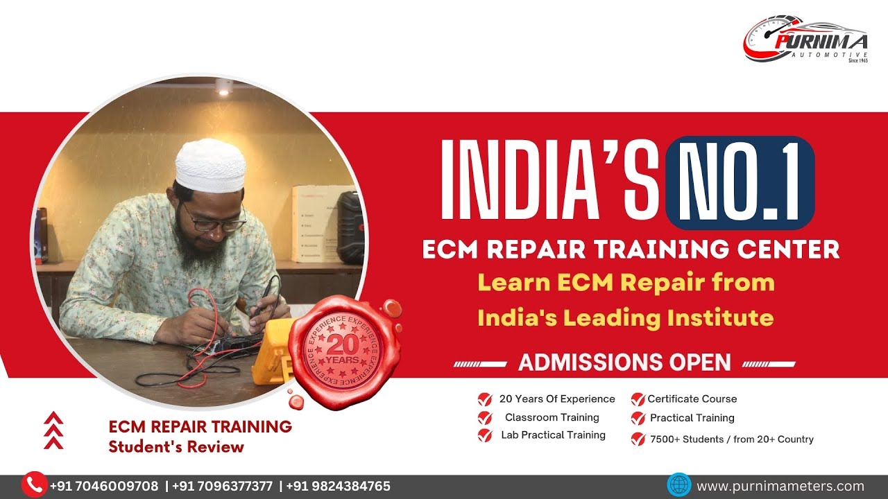ECM Repair Training  | Ecm /Wiring/ Sensor/ Diagnosis/ Odometer/ Key/ Airbag 100% Practical Course.