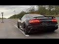 2000hp audi r8 v10 twin turbo hpt  horse power technics  ttt half mile final race day 07102023