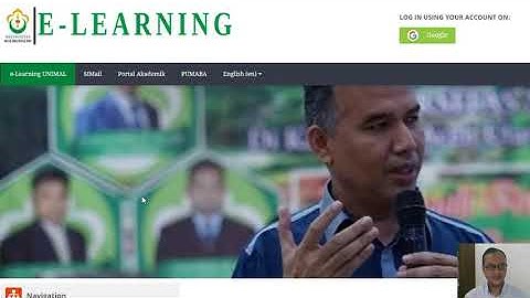 Memulai Login E-Learning  Universitas Malikussaleh