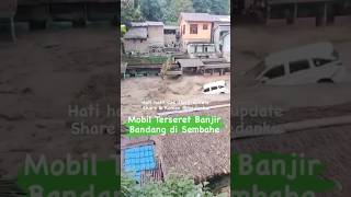 Warga Panik Melihat Mobil Avanza Terseret Banjir#shorts #