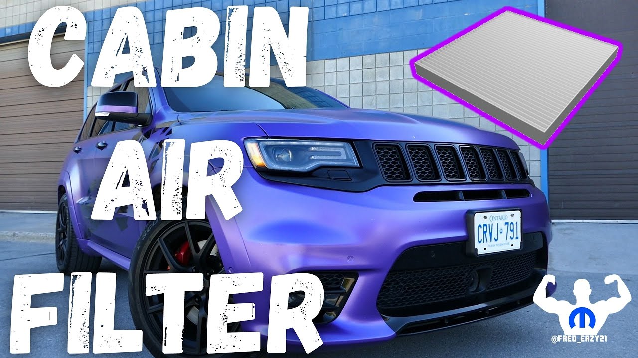 jeep grand cherokee cabin air filter replacement YouTube