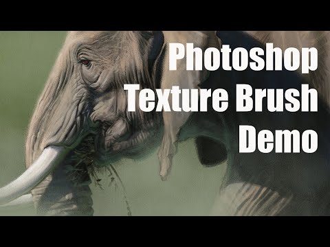 Live Stream - Photoshop Textured Brush Demo